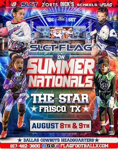 SLCT FLAG 5on5 Summer Nationals at The Star — August 8-9, 2026
