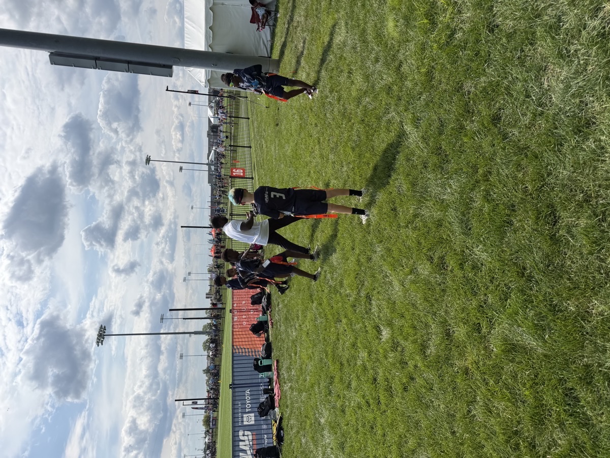 Frisco Elite players at the NFL FLAG Championships field — 2026 season